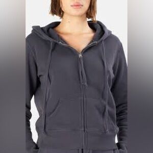 Nili Lotan Charcoal Hoodie